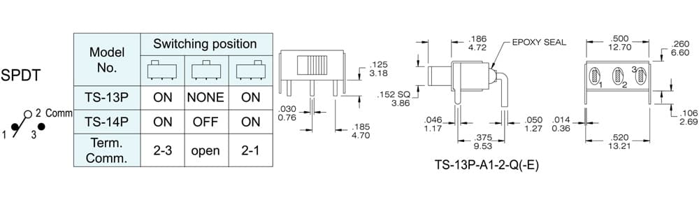 TS-13P-A1-2-Q（-E） 도면