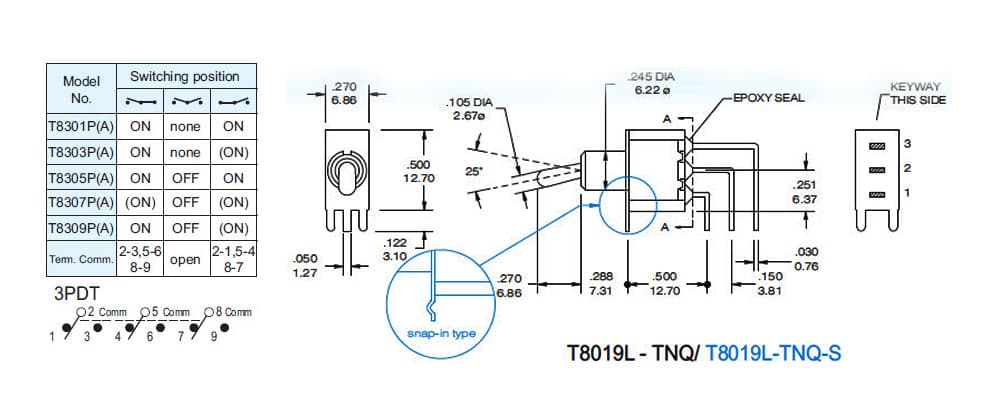 T8019L-TNQ 도면