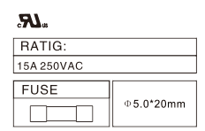 FH15(5*20 fuse) 사양표