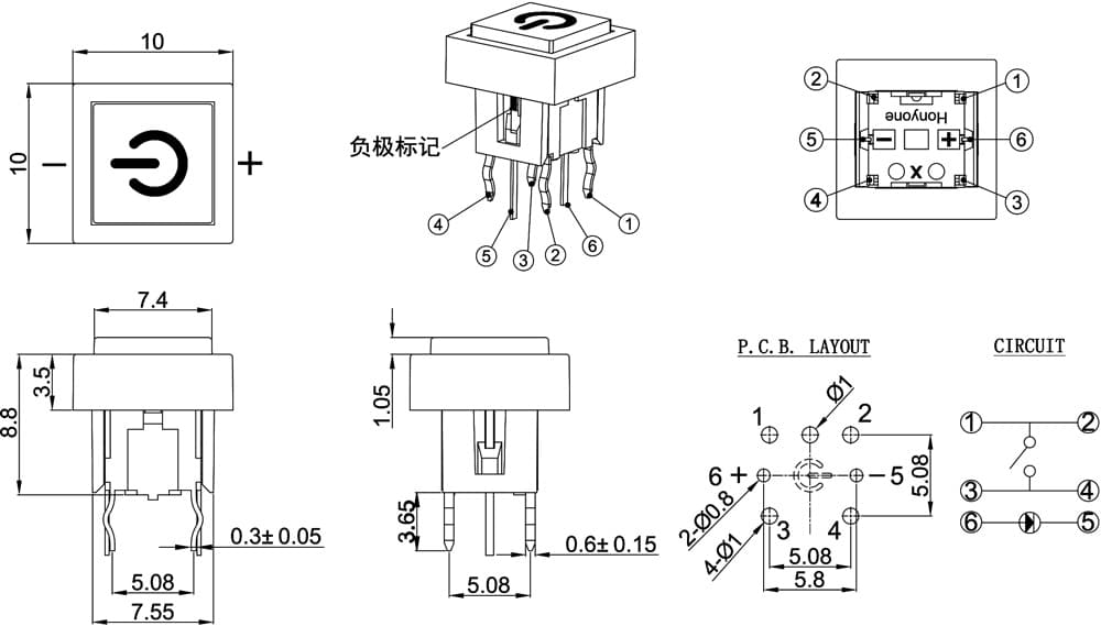 TS1-1B-1SU-1A-12S 도면