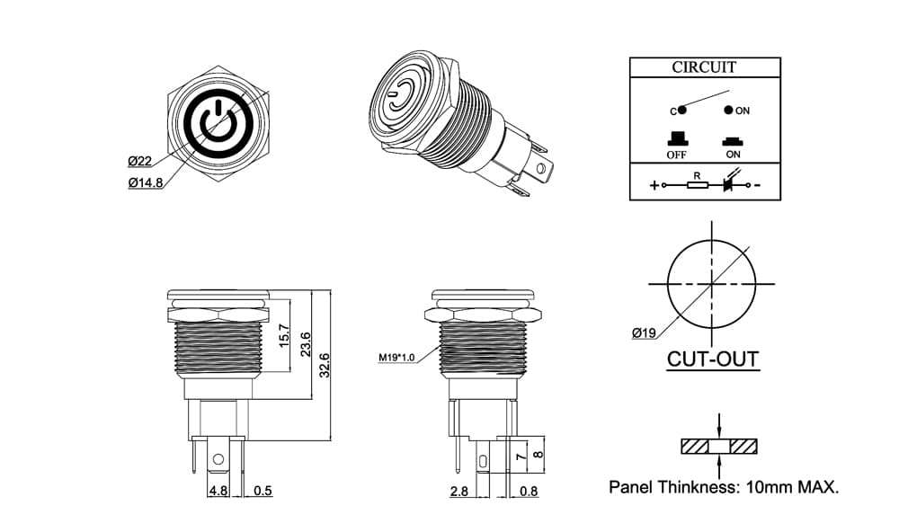 PAM19-11Z-C-PU12-S0 도면