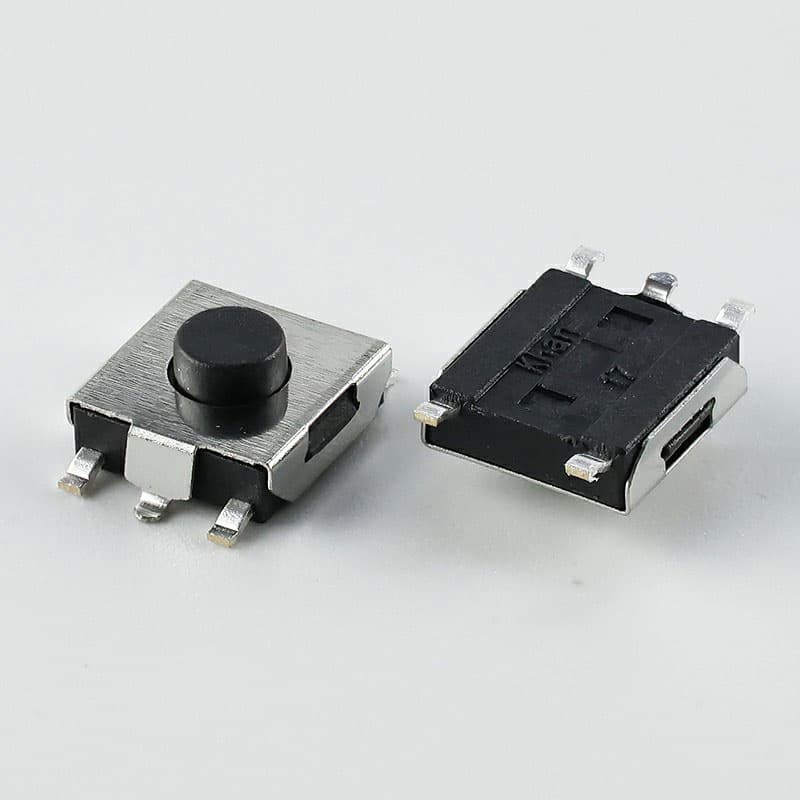 TSE06314 6x6 SMT Tact Switch With Stainless Steel Barcket